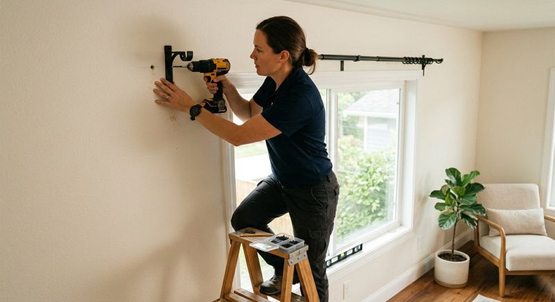 Drapery Hardware Installation
